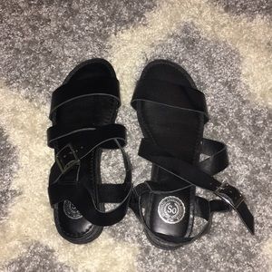 Black sandals